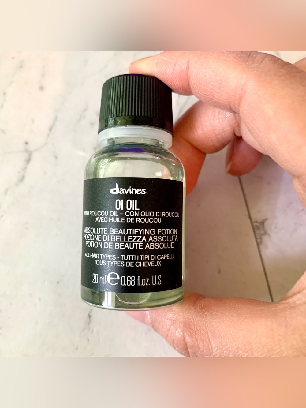 Davines Ol Oil Absolute Beautifying Potion For All Hair Types 20ml/0.68floz